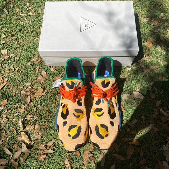 PHARRELL X NMD HUMAN RACE 'ANIMAL PRINT - PULSE AMBER' - Picture 3 of 8
